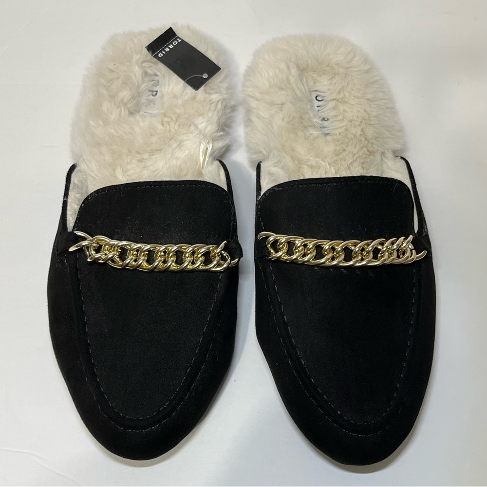 NWT Torrid Mules
Size: 9ww